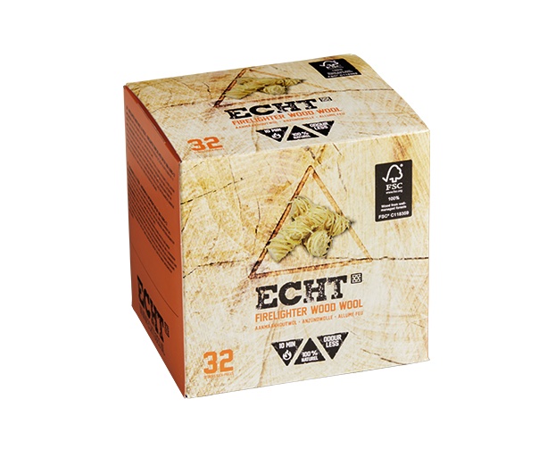 ECHT Aanmaakhoutwol 32stuks
